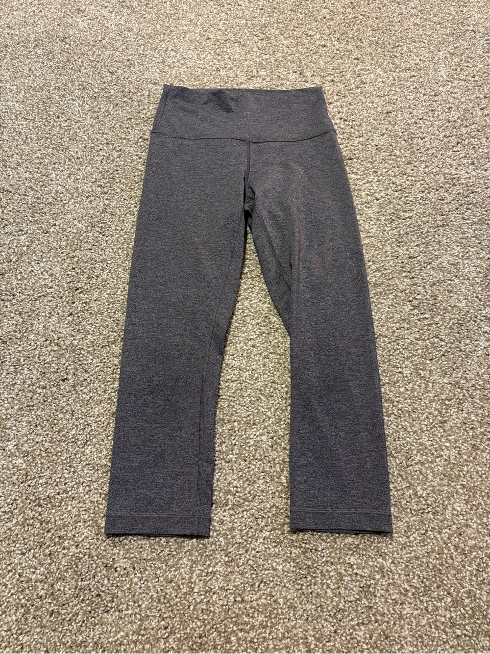 lululemon athletica Gray Capri Leggings
